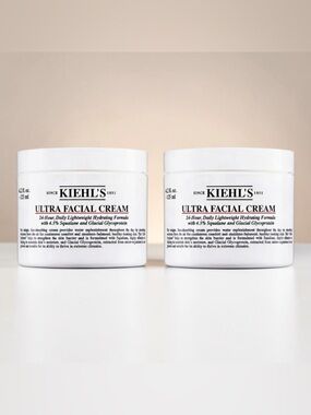 2 packs Kiehl's Ultra Facial Cream - 4.2oz exp：12/2027